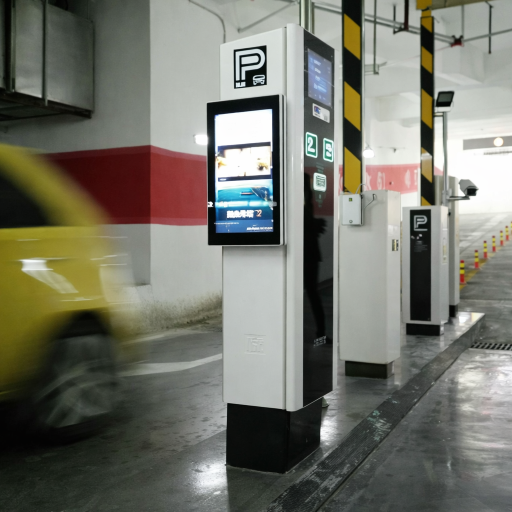 Barrera de Acceso con Estación de Pago Automática